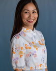 Ladies Nadia Top - Pastel Tree Songbirds