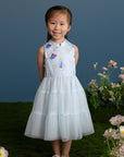 Wren Cheongsam - Turquoise Garden Elsa