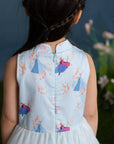 Wren Cheongsam - Turquoise Garden Elsa