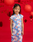 Cheongsam - Blue Lotus
