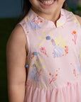 Wren Cheongsam - Pink Forest Elsa