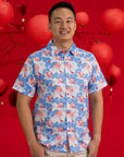 Men's Shirt - Blue Lotus