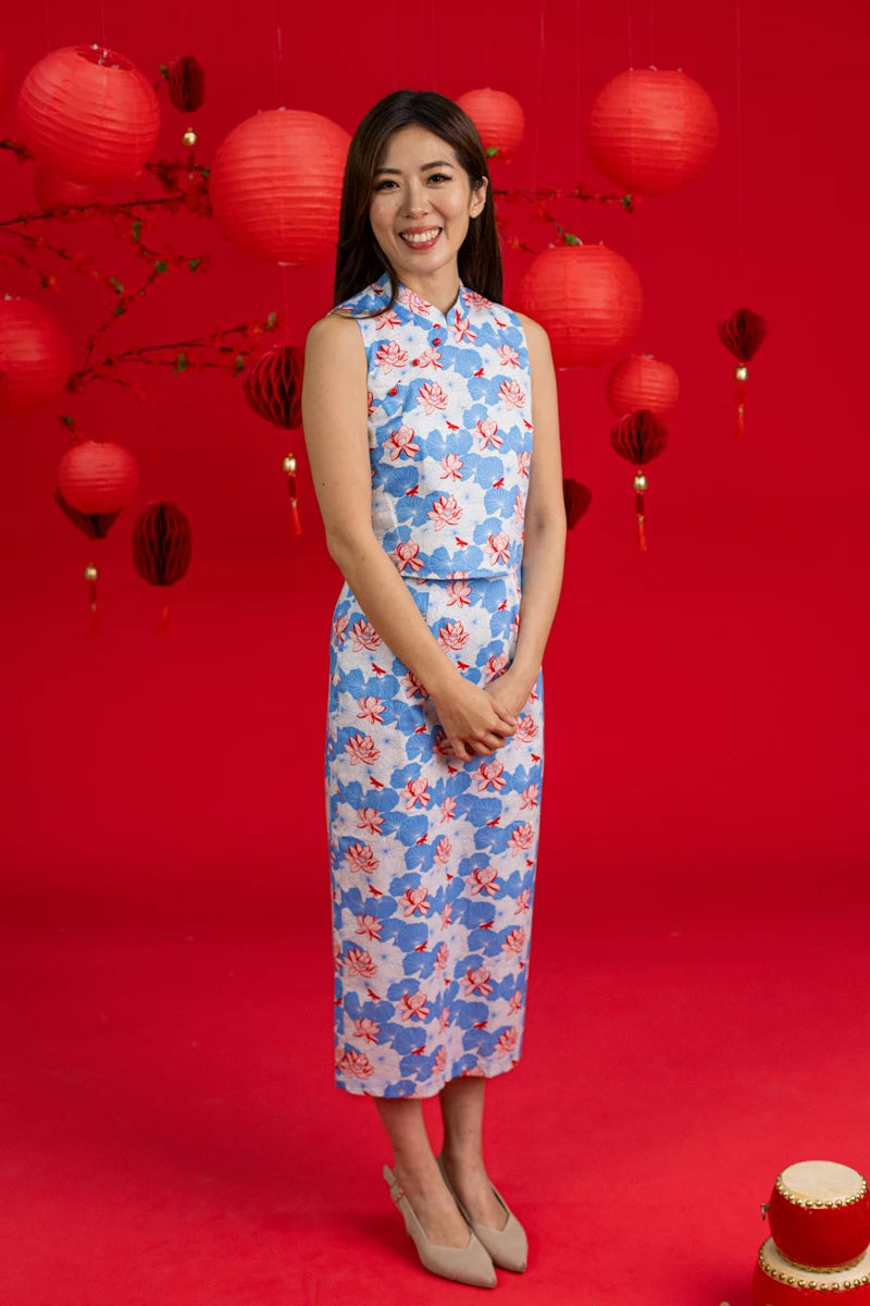 Ladies Amber Top - Blue Lotus