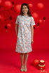 Ladies Wendy Cheongsam - Teal Lotus