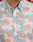 Men's Shirt - Teal Lotus