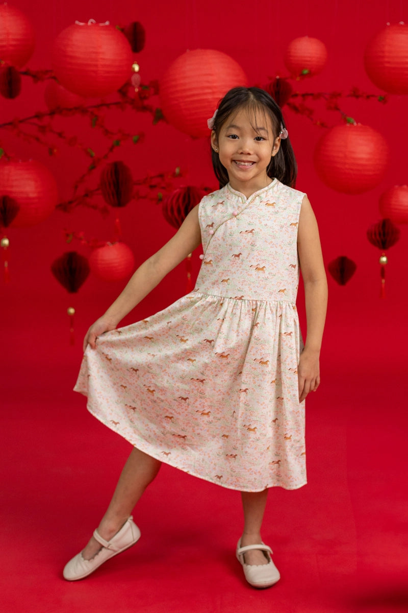 Luna Cheongsam - Meadow Horses