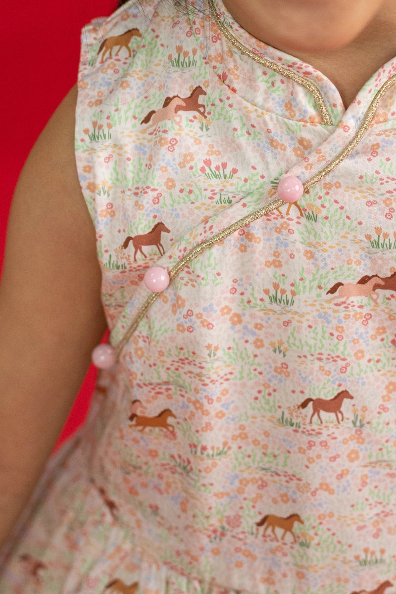 Luna Cheongsam - Meadow Horses