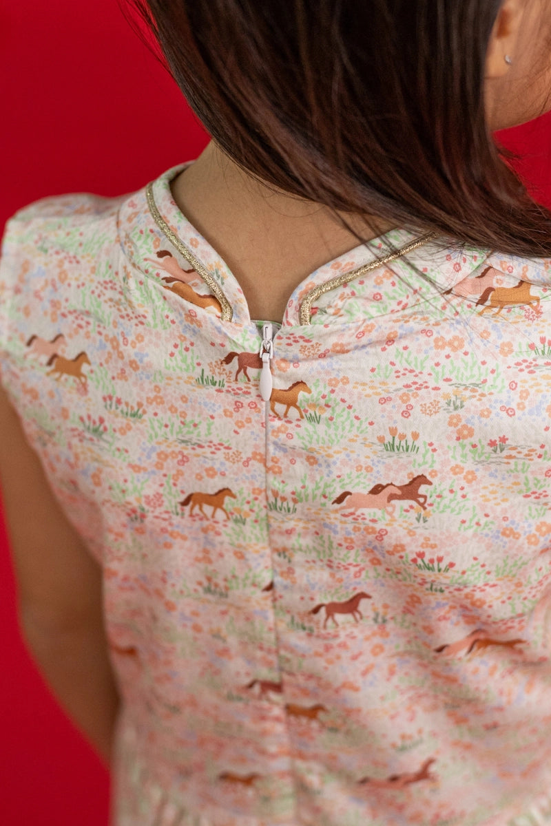 Luna Cheongsam - Meadow Horses
