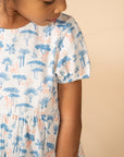 Scarlett Dress - Blue Safari