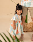 Claire Dress - Green Landscape