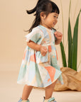 Claire Dress - Green Landscape
