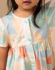 Claire Dress - Green Landscape