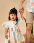Claire Dress - Green Landscape