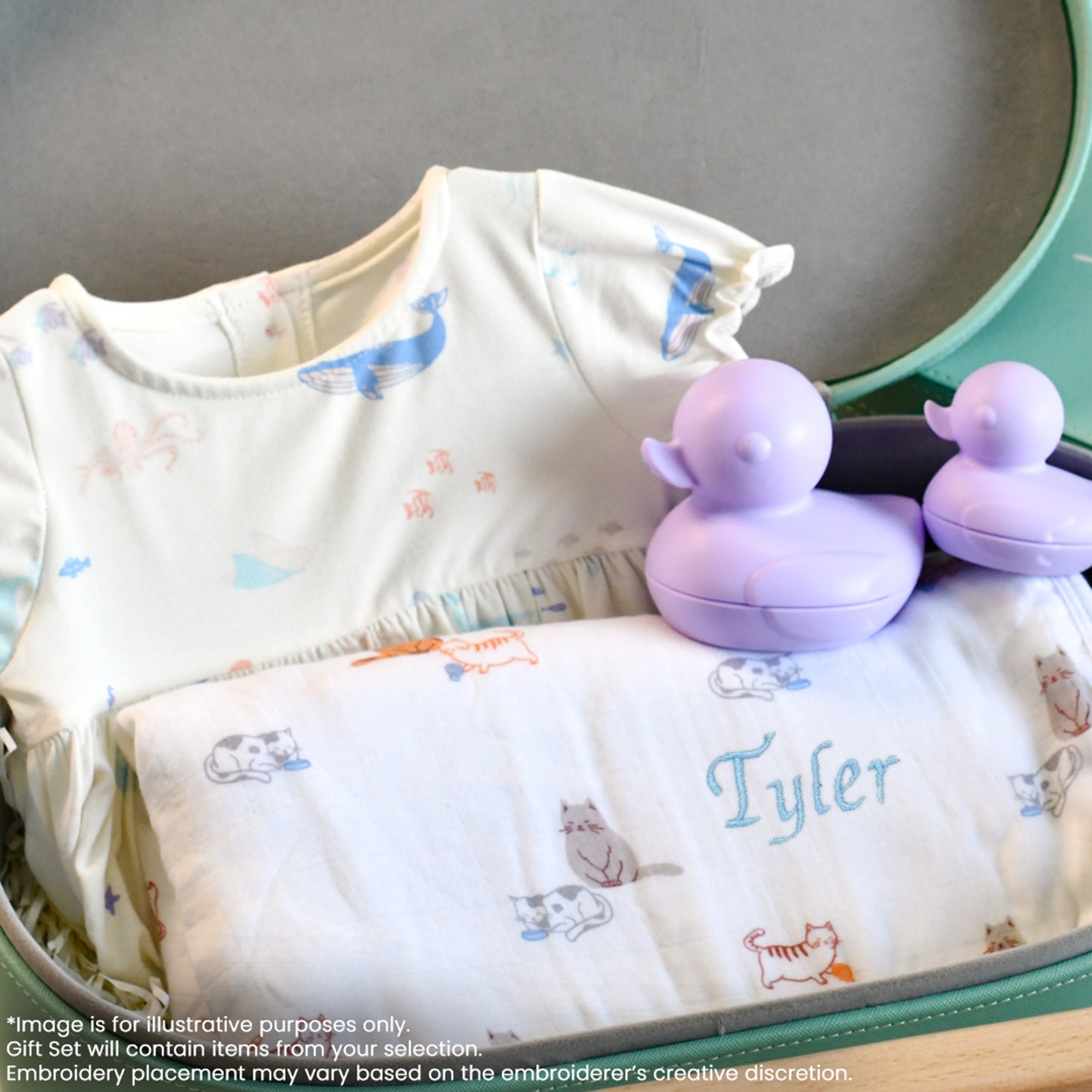 Ocean Breeze Personalised Turquoise Gift Set | The Elly Store