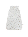 Sleeping Bag - White Floral Bunny
