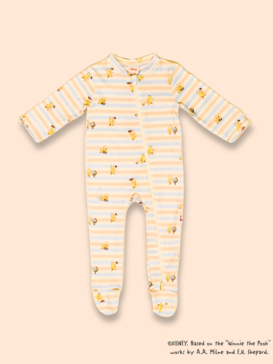 Sleepsuit - Play Stripes Pooh