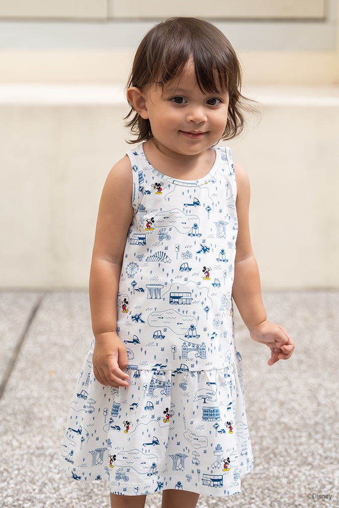 Sleeveless Dress - Blue Road Trip Mickey