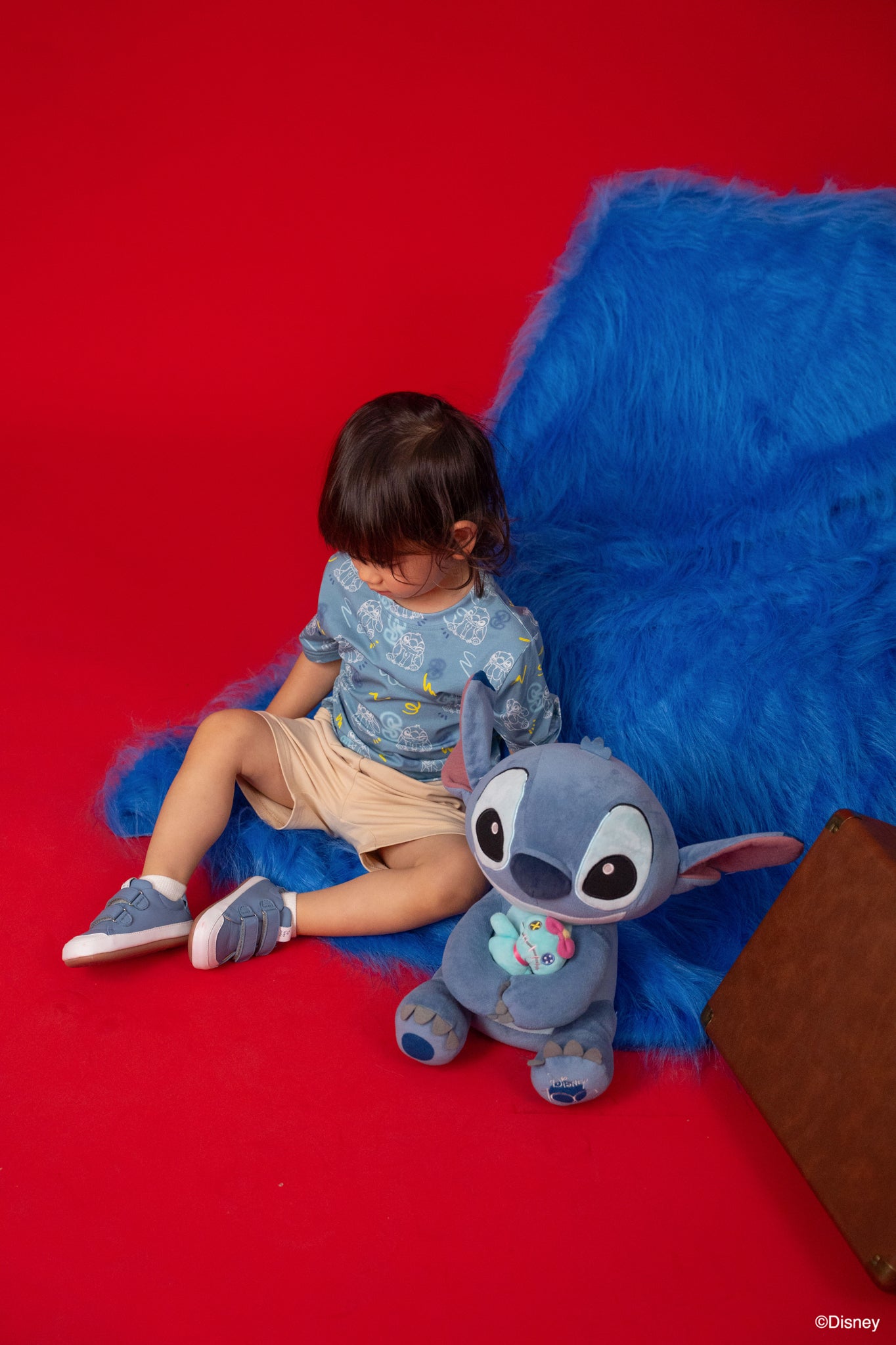 Blue Stitch Graffiti Tee