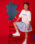 Tie-Front Crop Tee - Stitch And Scrump