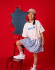 Tie-Front Crop Tee - Stitch And Scrump