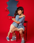 Blue Stitch Graffiti Tee