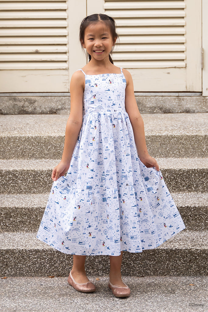 Summer Dress - Blue Road Trip Mickey