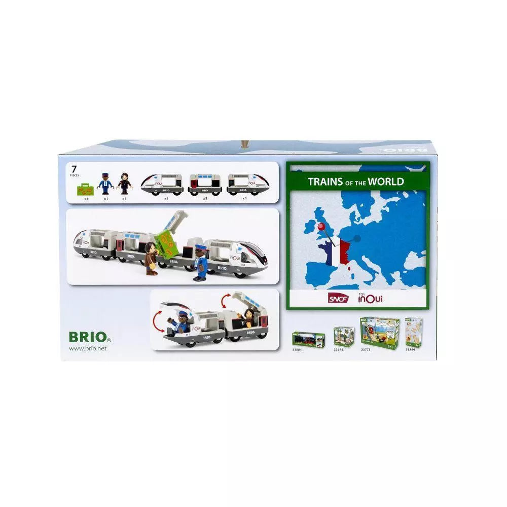 TGV High-Speed Train (Trains of the world) box back
