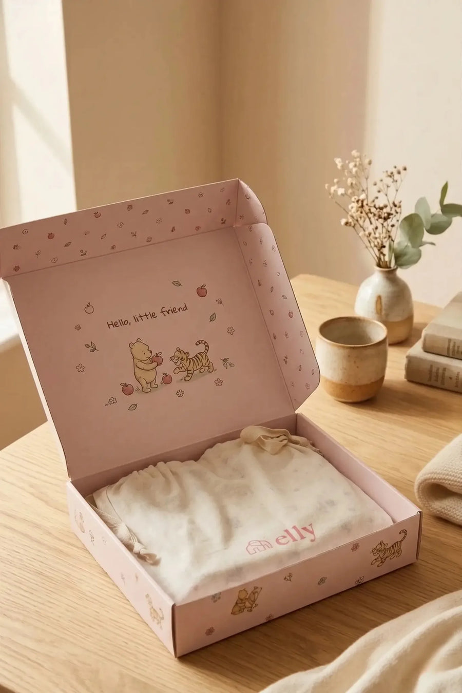 Gift Sets for Baby Girls — bamboo clothing, swaddles and keepsake pieces for newborn girls