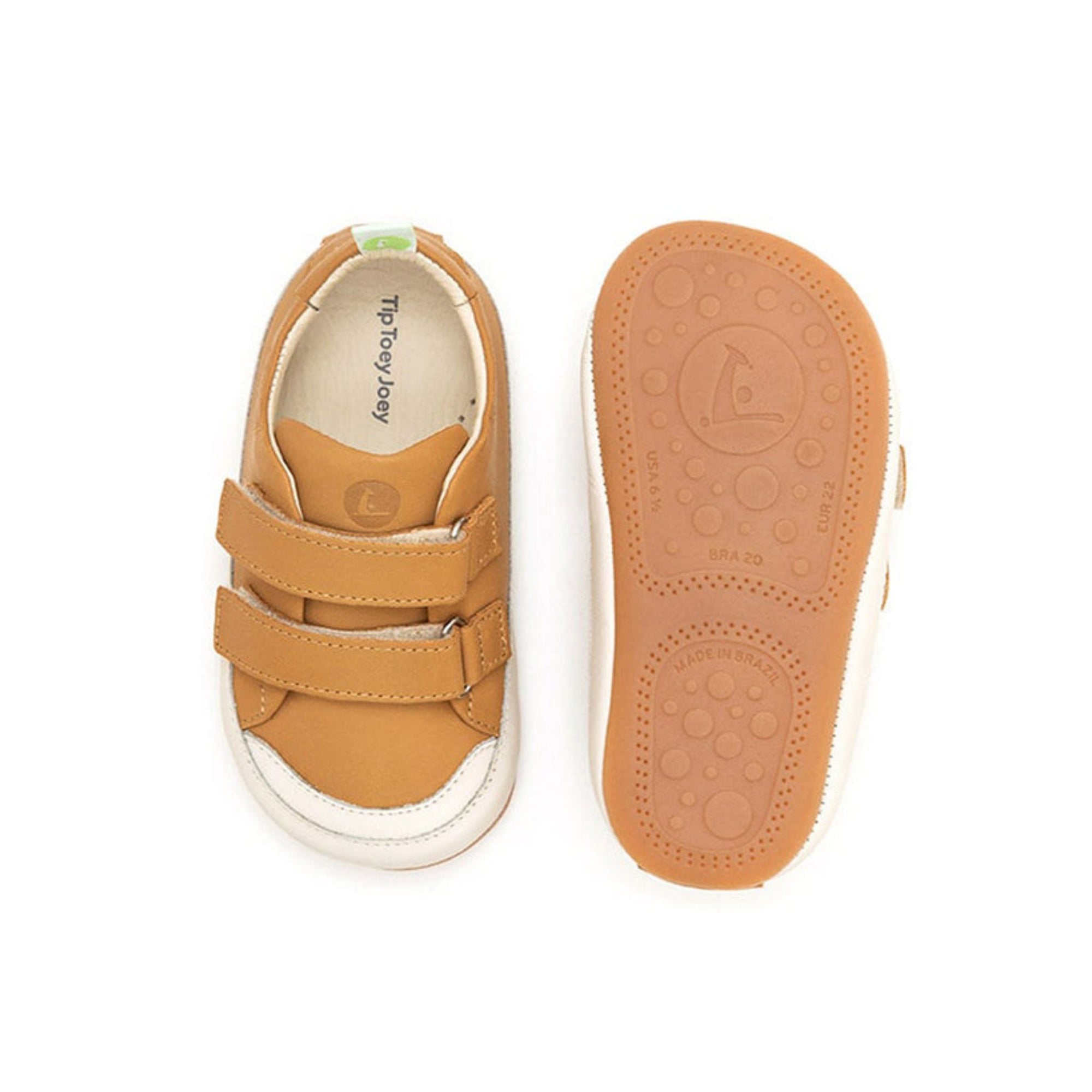 Tip Toey Joey Bossy Sneakers - Hay / Tapioca