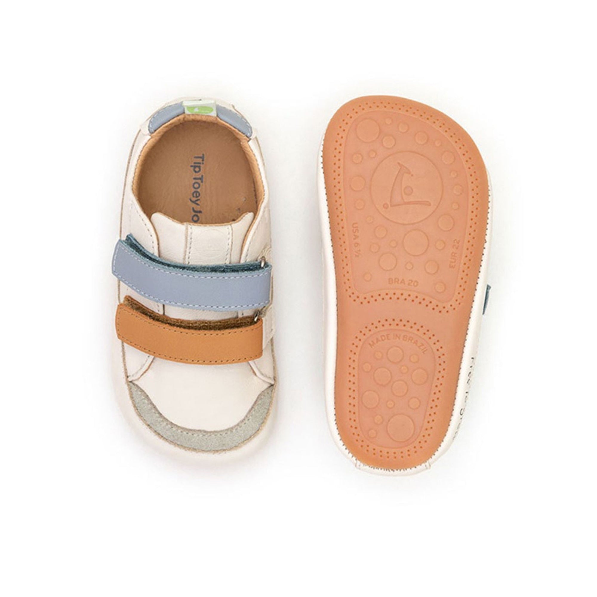 Tip Toey Joey Bossy Play Sneakers - Tapioca / Hay / Tide Blue