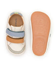 Tip Toey Joey Bossy Play Sneakers - Tapioca / Hay / Tide Blue