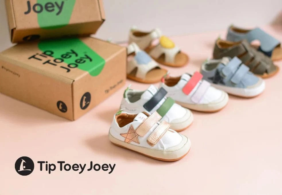Tip Toey Joey shoe collection background