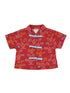 tang shirt red lucky bamboo flat lay