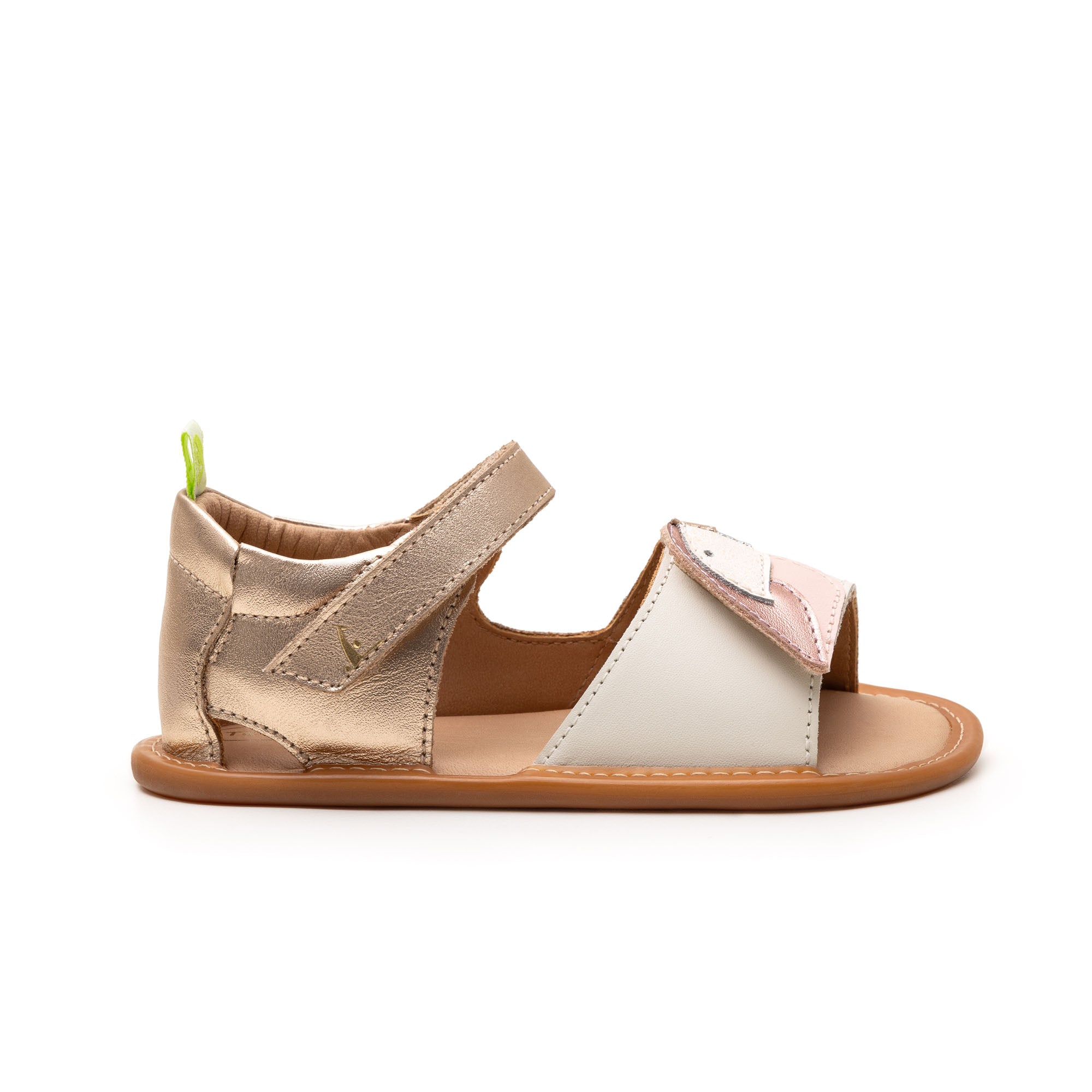 Toucan Sandal Metallic Salmon White Dream
