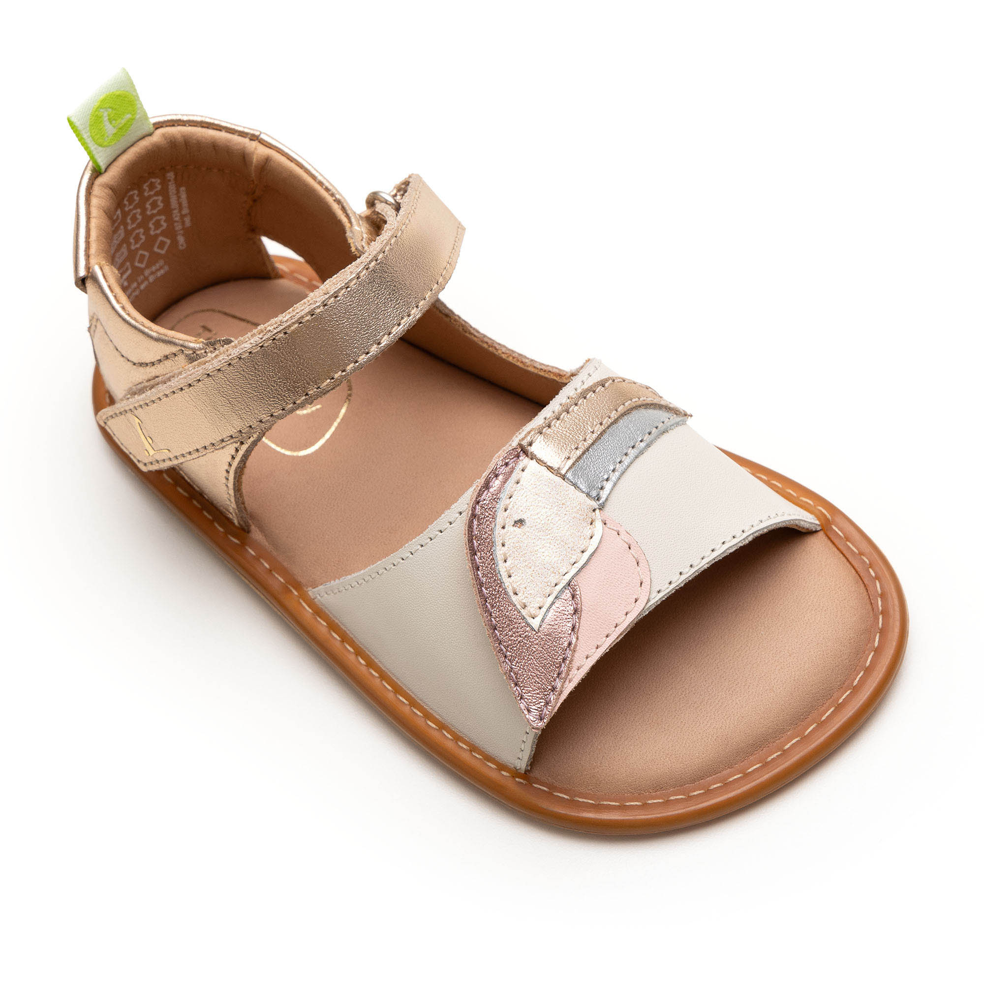 Toucan Sandal Metallic Salmon White Dream