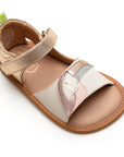 Toucan Sandal Metallic Salmon White Dream