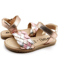 Old Soles Tripelie Sandals - Copper / Silver / Pearlised Pink