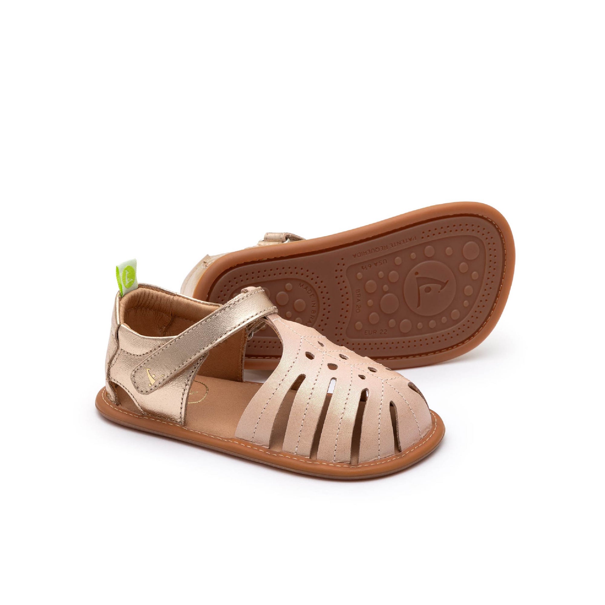 Tropically Sandal Candy Dream Metallic Salmon