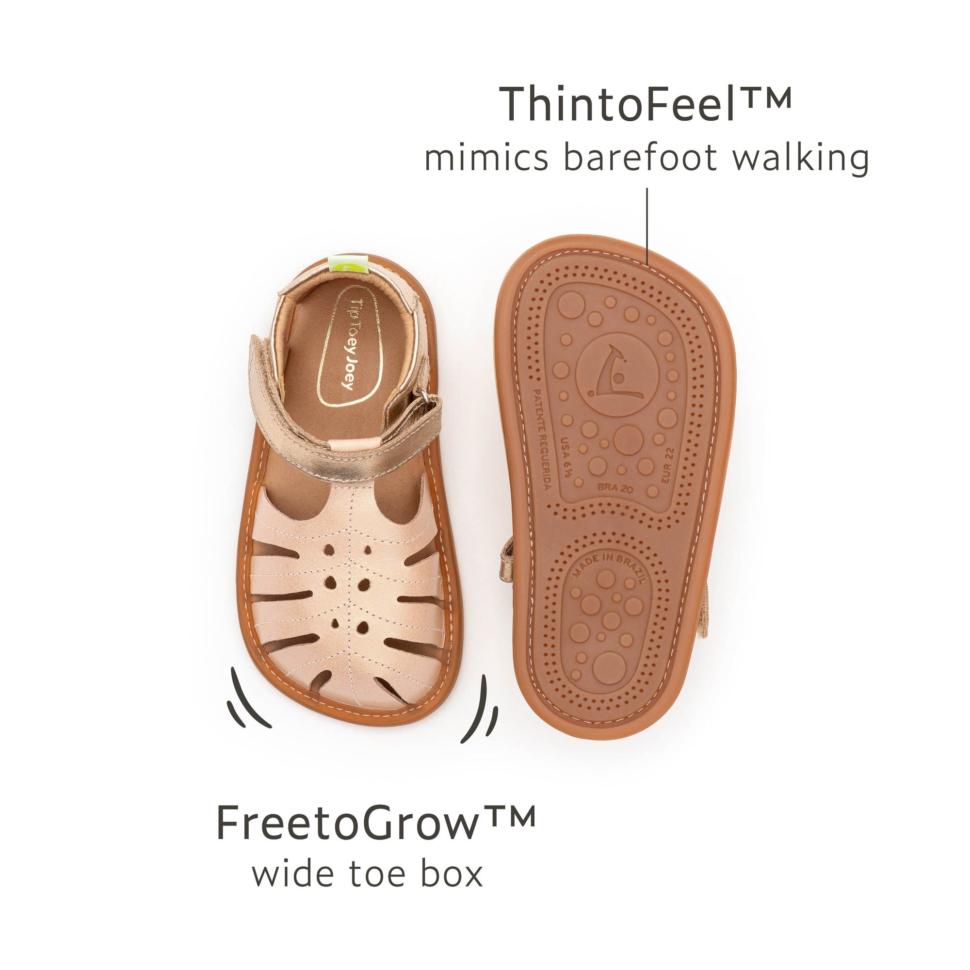 Tropically Sandal Candy Dream Metallic Salmon