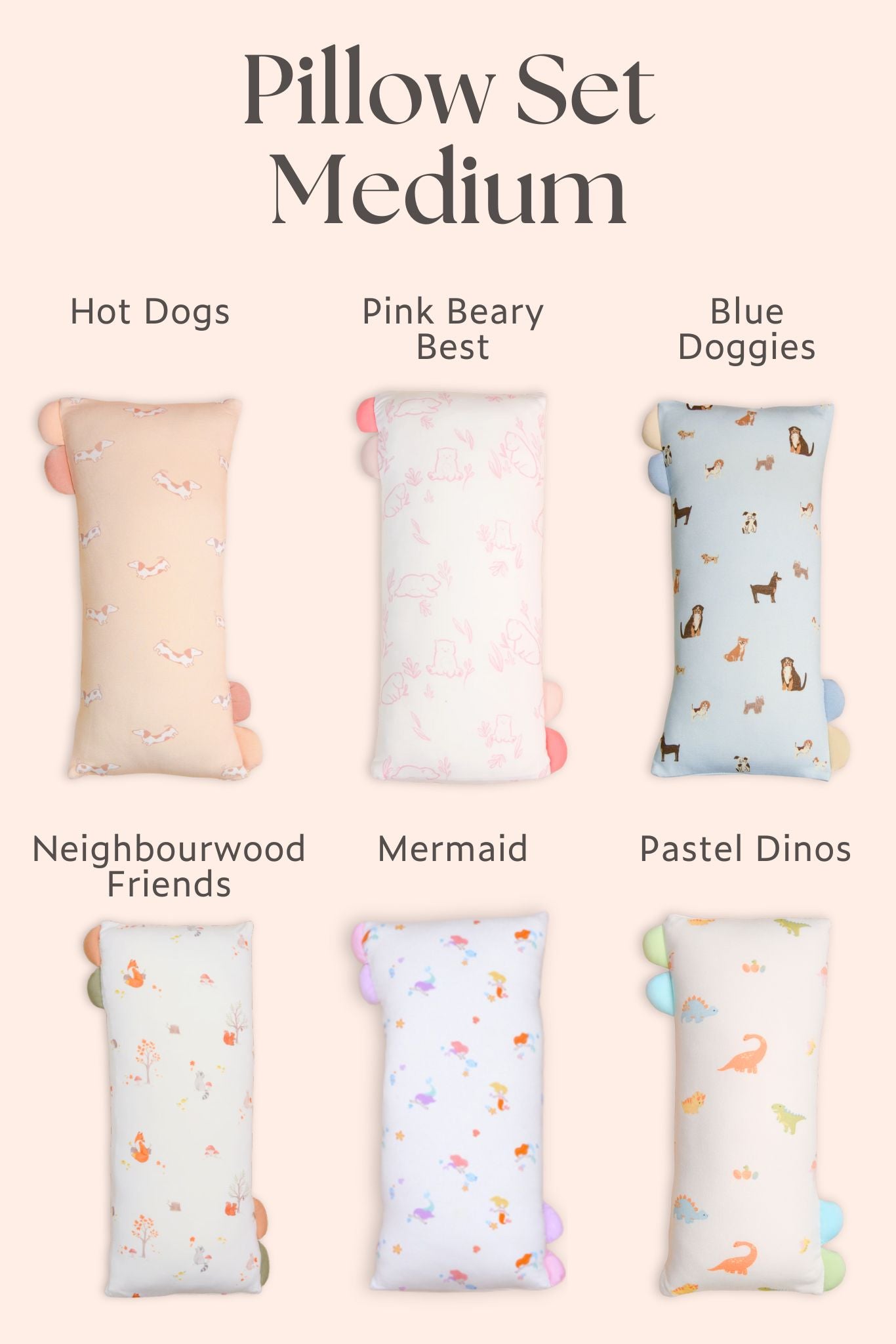 Bamboo Pillow Set (Medium)