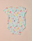 Wrap Onesie - Crayon Animals