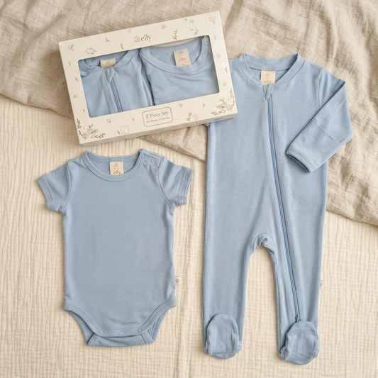 2 Piece Set - Dusty Blue