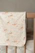 Bamboo Jersey Blanket - Meadow Horses over cot