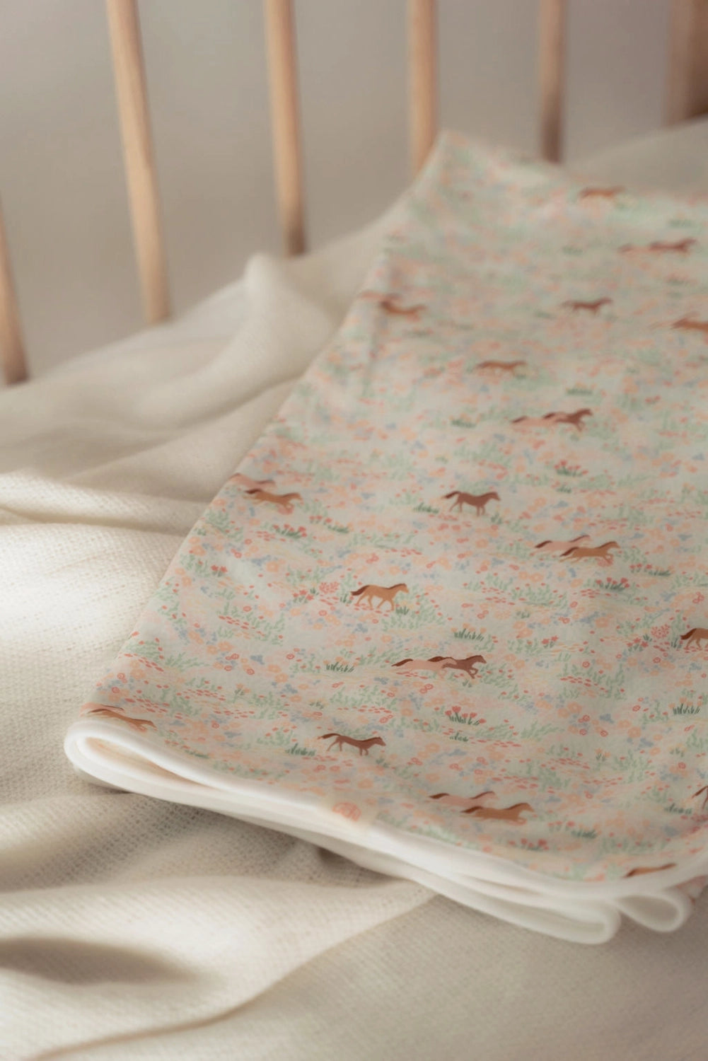 Bamboo Jersey Blanket - Meadow Horses