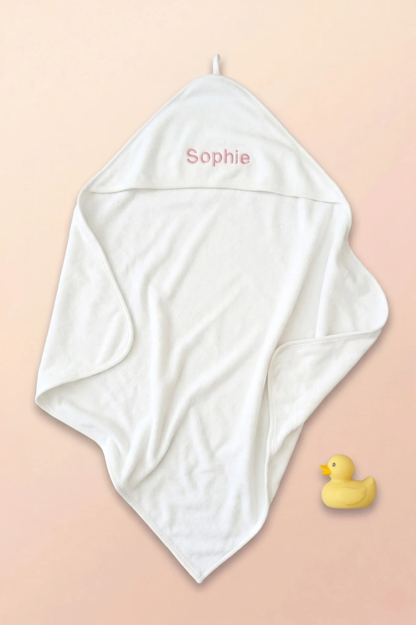 Hooded Bath Towel - White