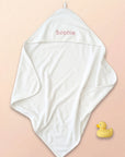 Hooded Bath Towel - White