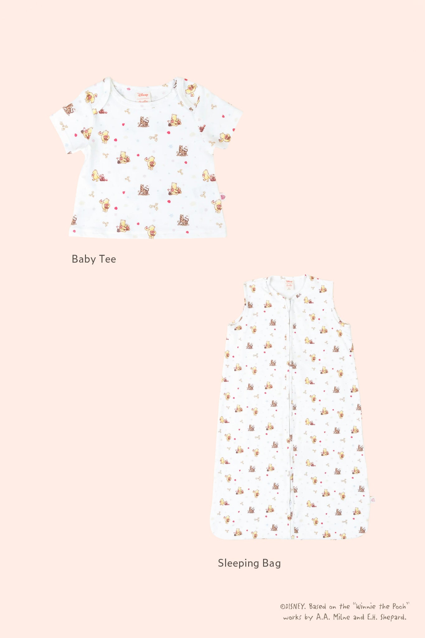 Signature girl gift set baby tee and sleeping bag