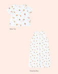 Signature girl gift set baby tee and sleeping bag