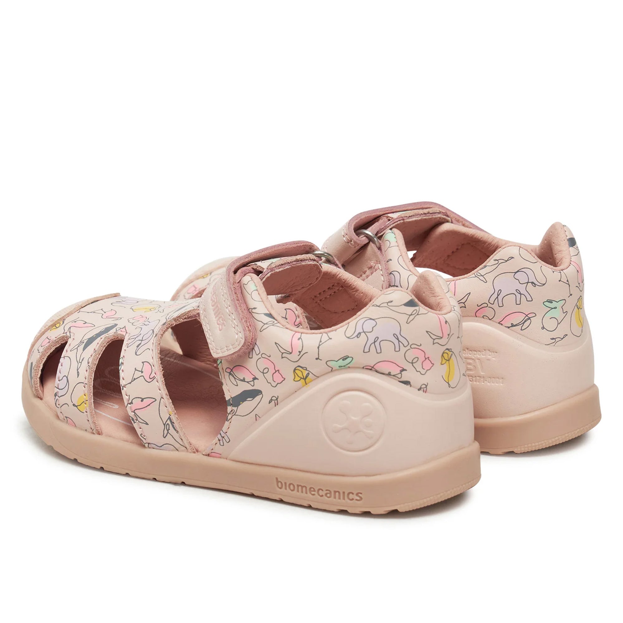 Biogateo Pink Animal Sandals