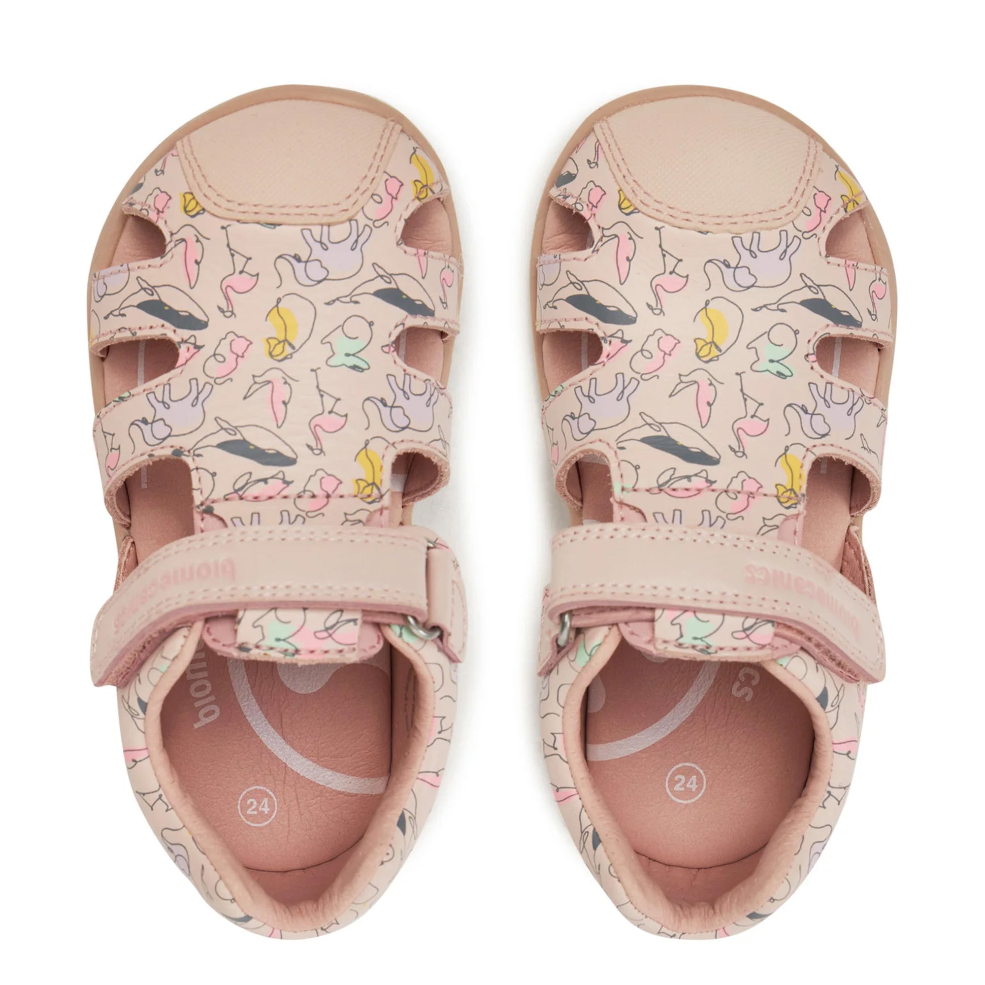 Biogateo Pink Animal Sandals